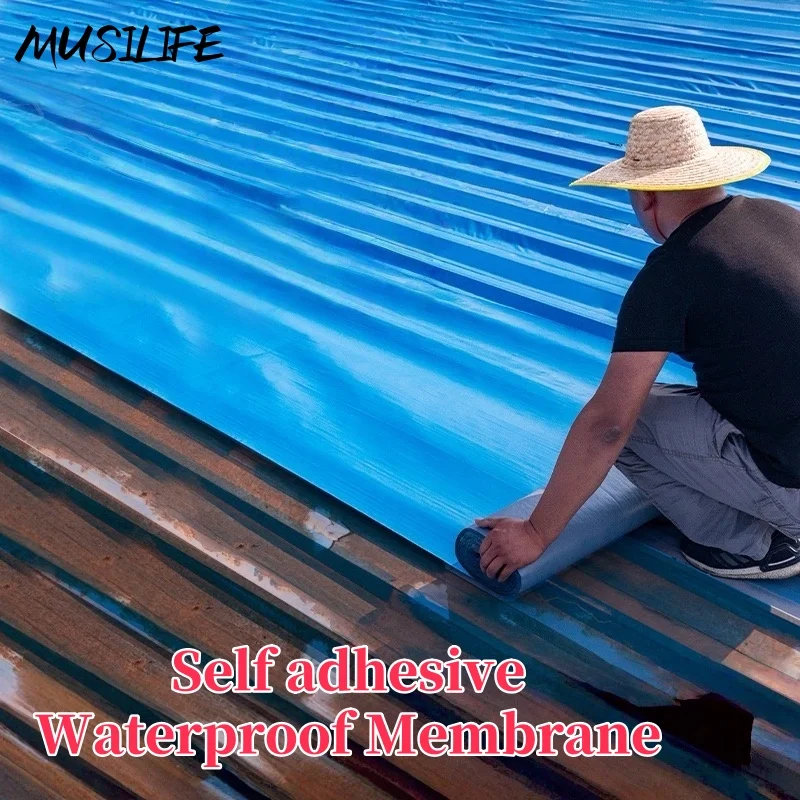 

PVC Industrial Waterproof Tape Leak Proof Sun Protection Heat Insulation for Metal Roof &Surface Repair Water Leakage Prevention