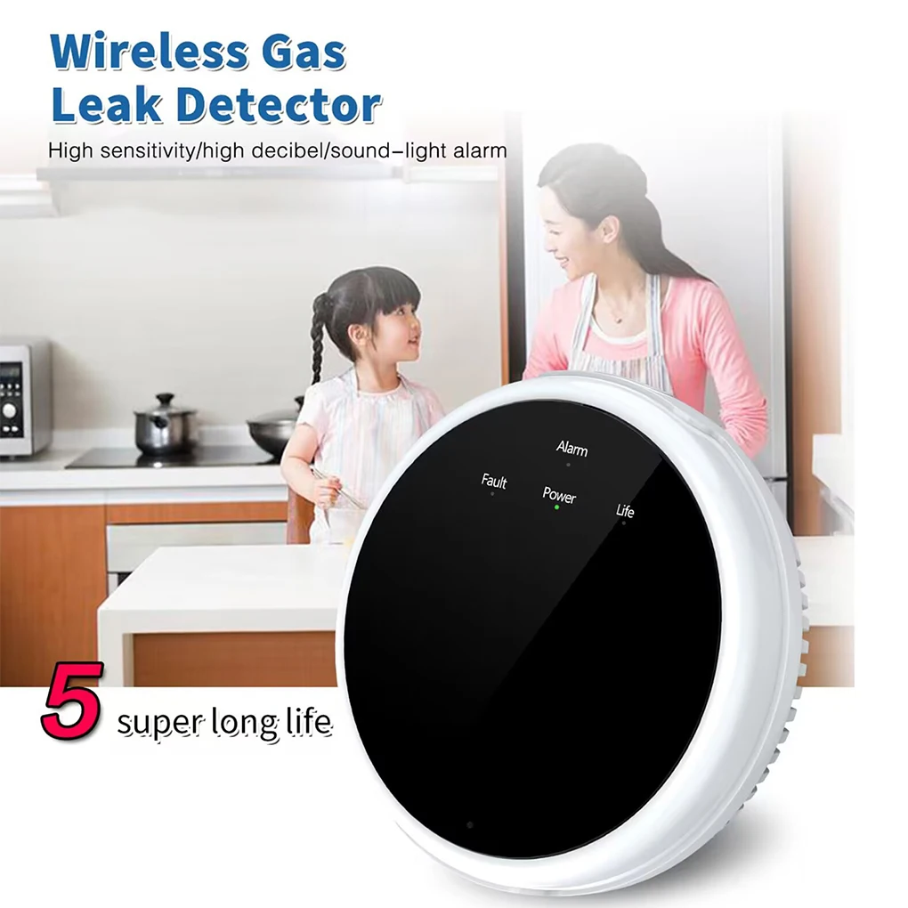 

Wireless Smart Air Leakage Detector High Accuracy Notification Push Leak Alarms Sensor Home Office Hotel Security