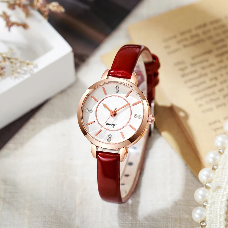 MAYZHISU หรูหราผู้หญิงสร้อยข้อมือนาฬิกา Lady QUARTZ นาฬิกาข้อมือทองสแตนเลสกันน้ําหญิงนาฬิกาสาว