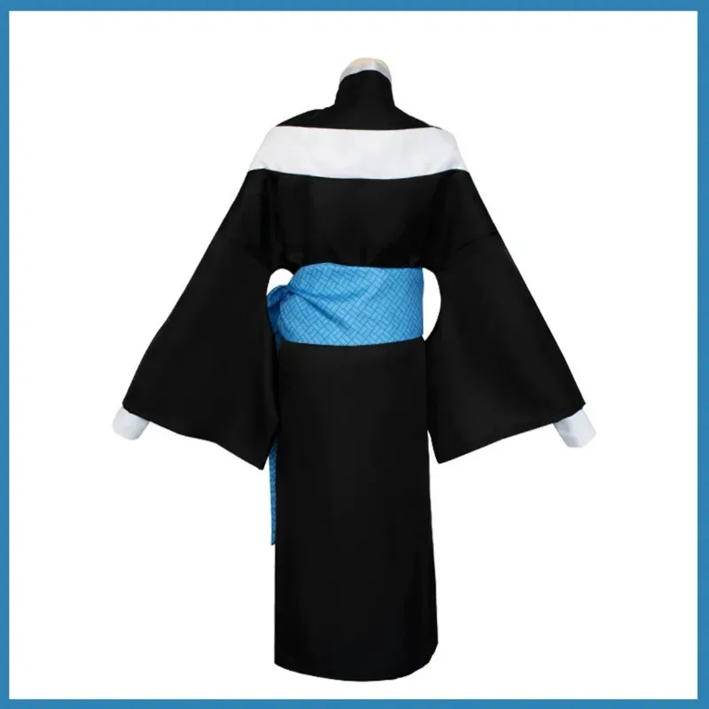 Disfraz de Cosplay de Anime Inatama Kaigaku, bata de baño estilo kimono japonés, capa, faja, peluca, traje de Halloween para hombre y mujer de adulto mm,4656