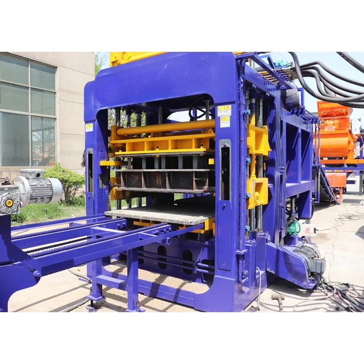 YG Color Pavers Hollow Cement Concrete Interlock Block Brick Making Machine South Korea Manually for Sale