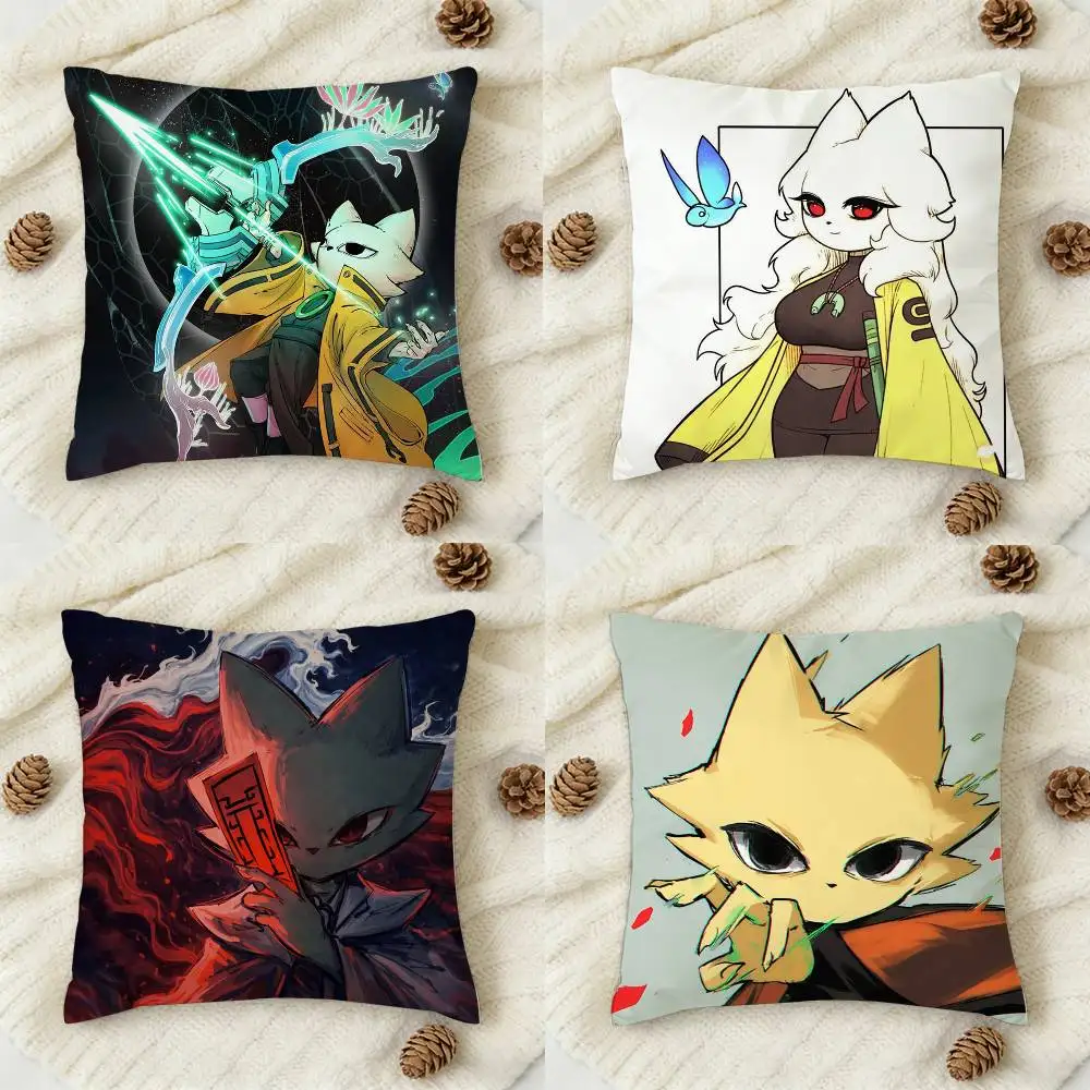 

Cartoon N-Nine S-Sols Double-sided Printed Square Decorative Cushion Cover for Sofa Living Room Home Decor