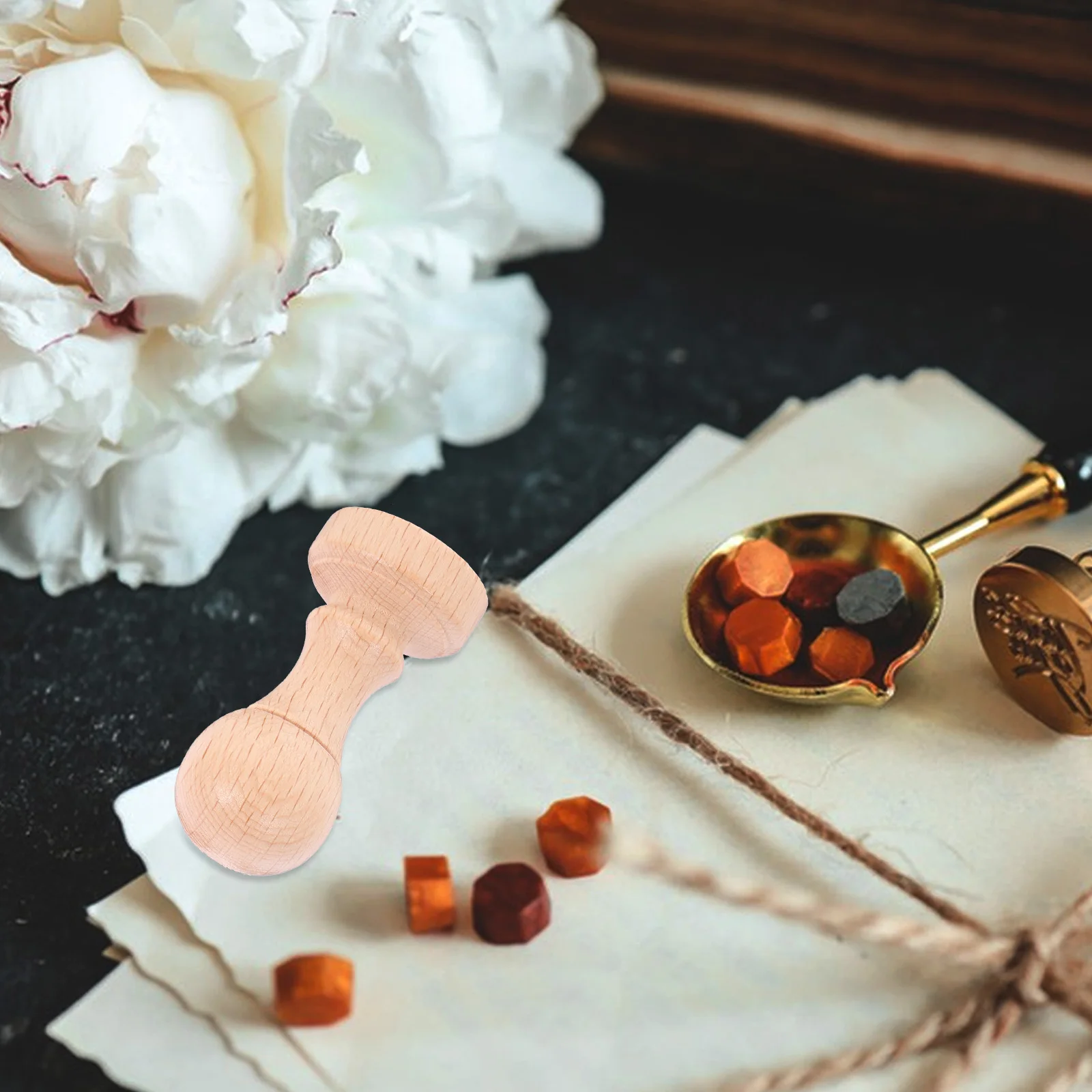 مجموعة الختام الخشبي 2 قطعة DIY بها بنفسك سكرابوكينغ مجلة ختم المشاريع الحرفية فارغة الخشب نحت ختم الجدة الحرفية العرض #4