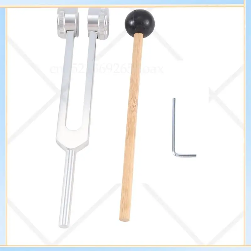 

-SPOR 174 Hz Tuning Fork For Healing Repair Reliever Stress & Healing Musical Instrument With Silicone Hammer Tuning Fork