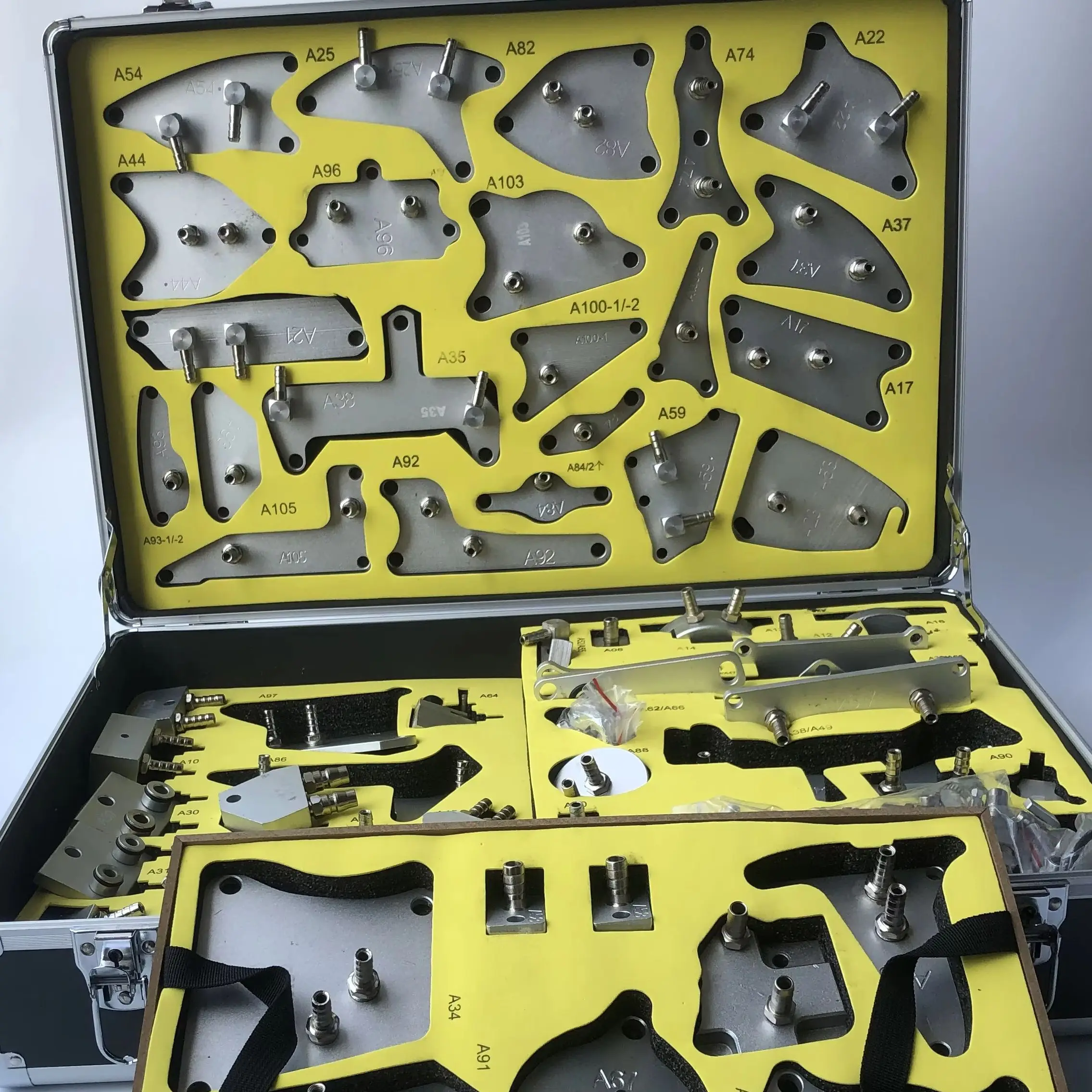 115 Pieces ATF Quick Adapters High-Quality Aluminum Alloy for Automotive Transmission Oil Change Gearbox for 140 model