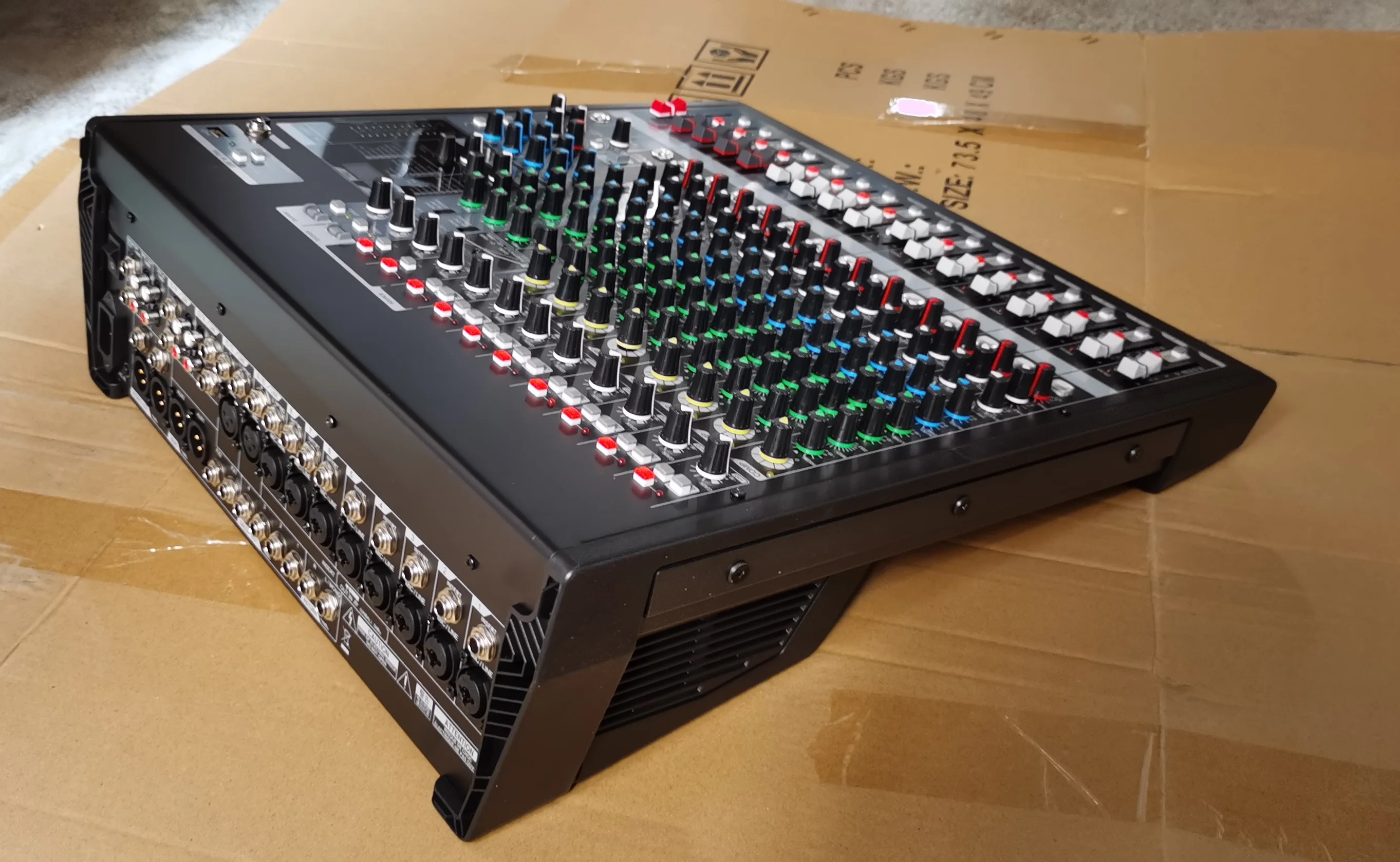 Channel professional audio mixing console, professional audio digital multi-effector, processor for stage sound system