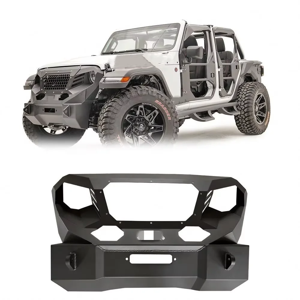 High Quality Armor Body Kit Grille Bumper Fender Flares for Jeep Wrangler JK JL Car Bumper