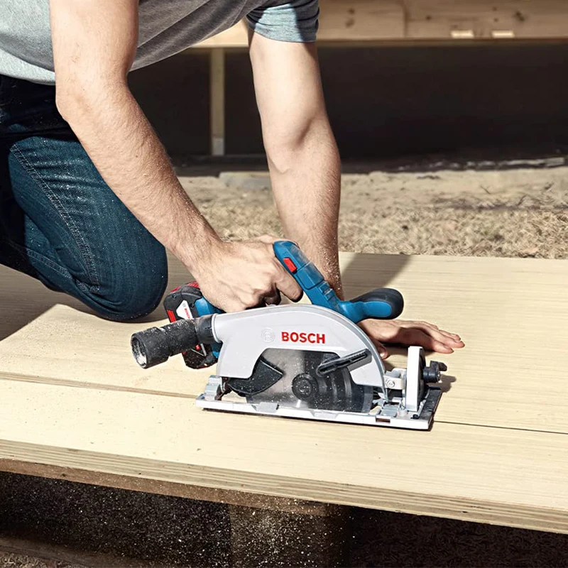 BOSCH GKS 185-LI Cordless Brushless Circular Saw Professional 18V Compact Wood Saw Sharp Cutting Power Tool