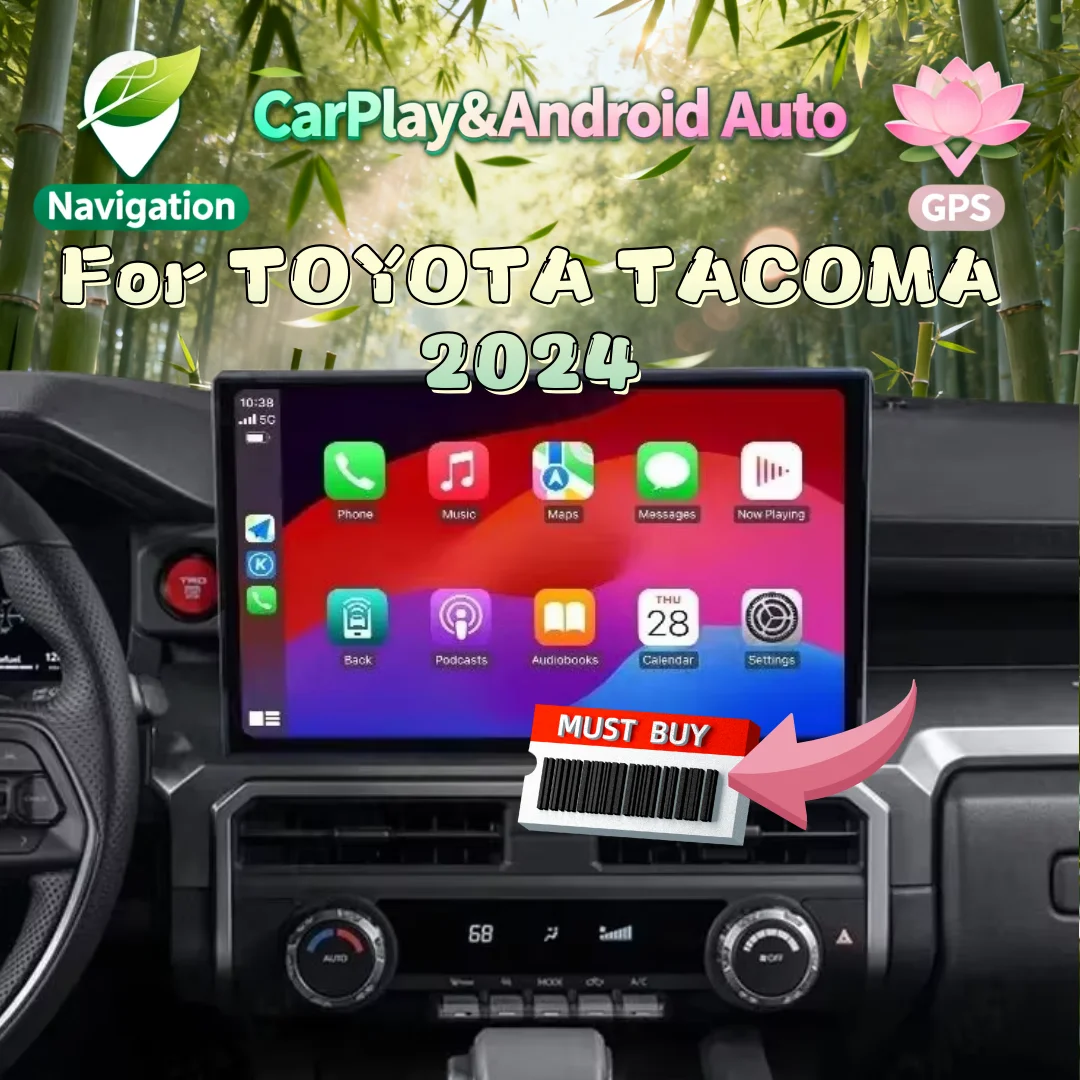 14.6Inch Android 14 Tape Recorder Car Radio For TOYOTA TACOMA 2024 CarPlay GPS Navigation Multimedia Player Head Unit Stereo