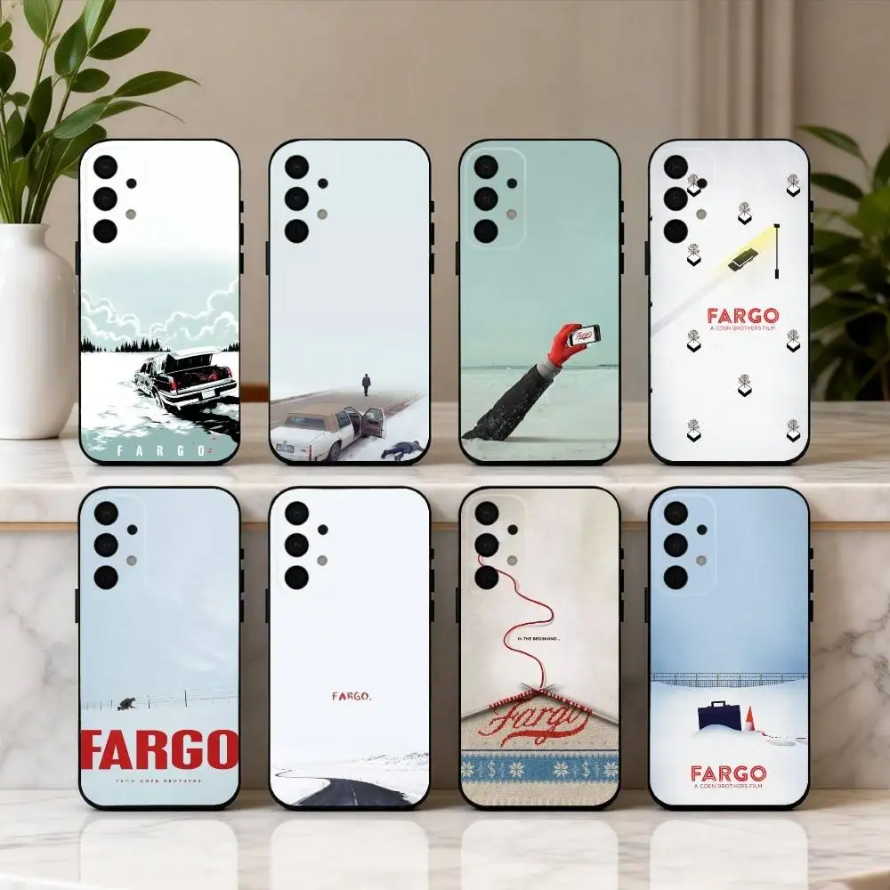 

T-TV F-Fargo-O Phone Case For Samsung Galaxy A73,A72,A71,A70,A53,A52,A51,Others Soft Black Cover