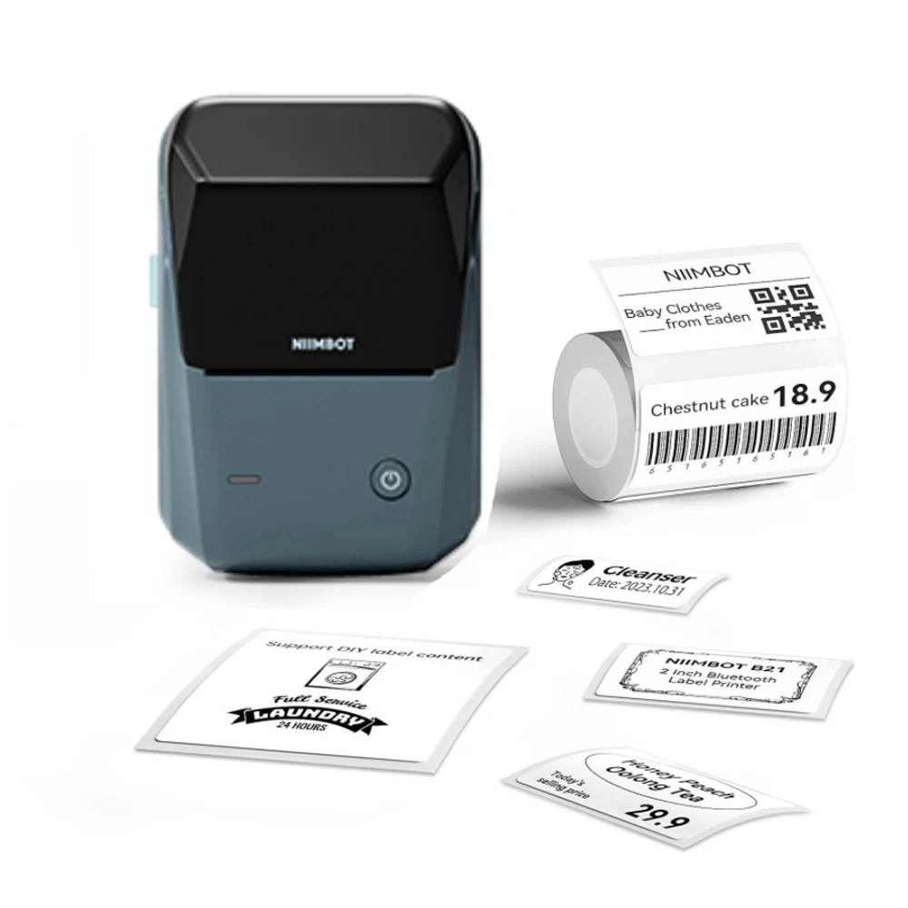 Niimbot B1 label printer Portable Pocket Label Maker Bluetooth Thermal Label Printer Self-adhesive Sticker Labeling Machine