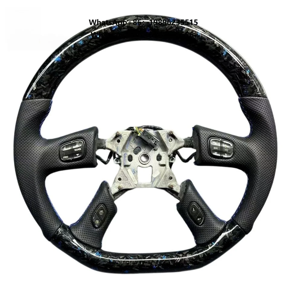 Auto Parts Racing Style Real Carbon Fiber Steering Wheel Premium Car Interior Modified Upgrade Accessories