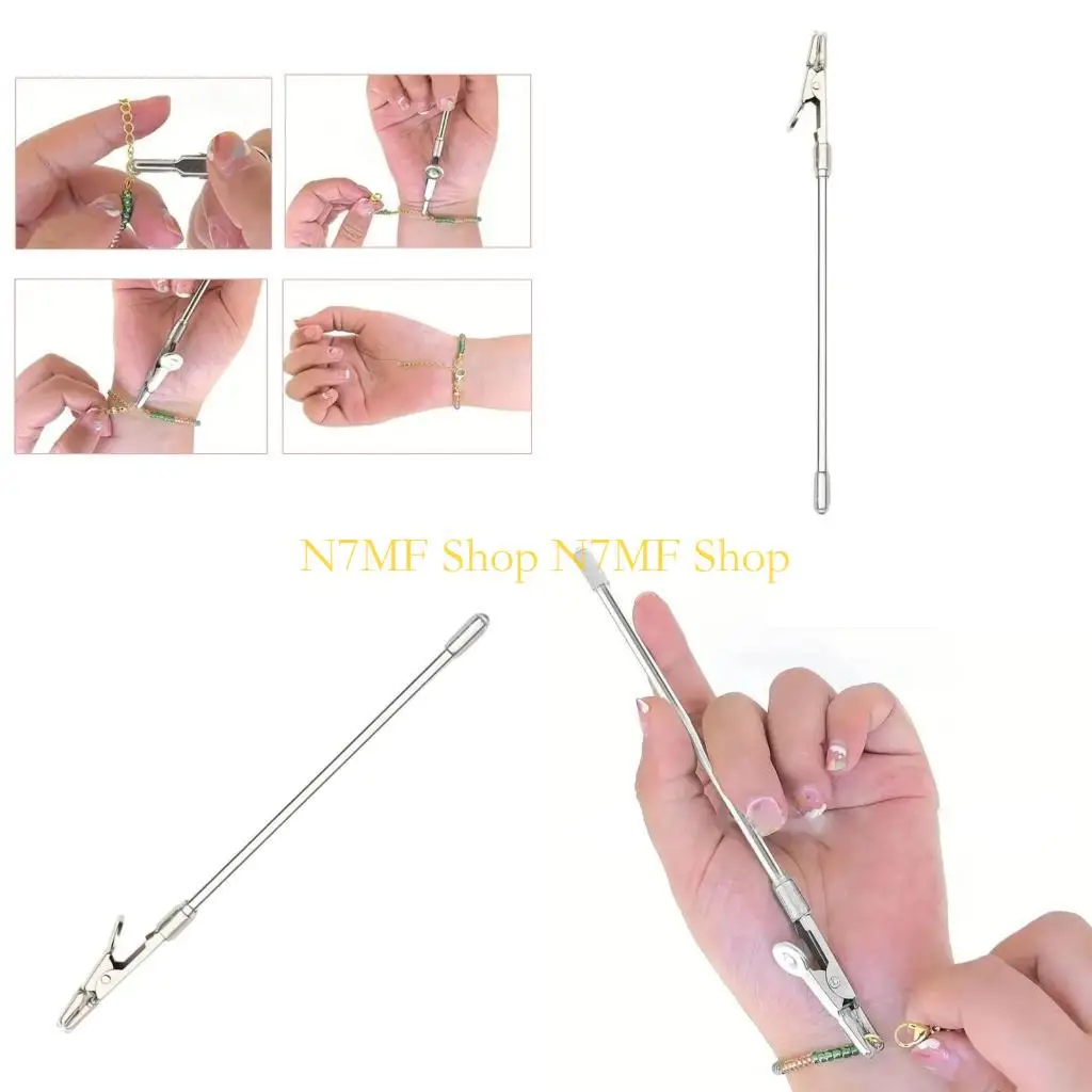 

N7MF Браслет Clasps Helper Portable Bracelet Hertper для быстрого и надежного ношения