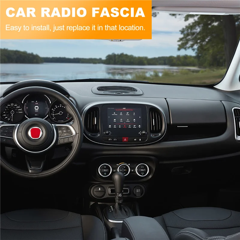 

Car Radio 2 Din Fascia For Fiat 500 2007-2015 DVD Stereo Panel Dashboard Refitting Installation Frame