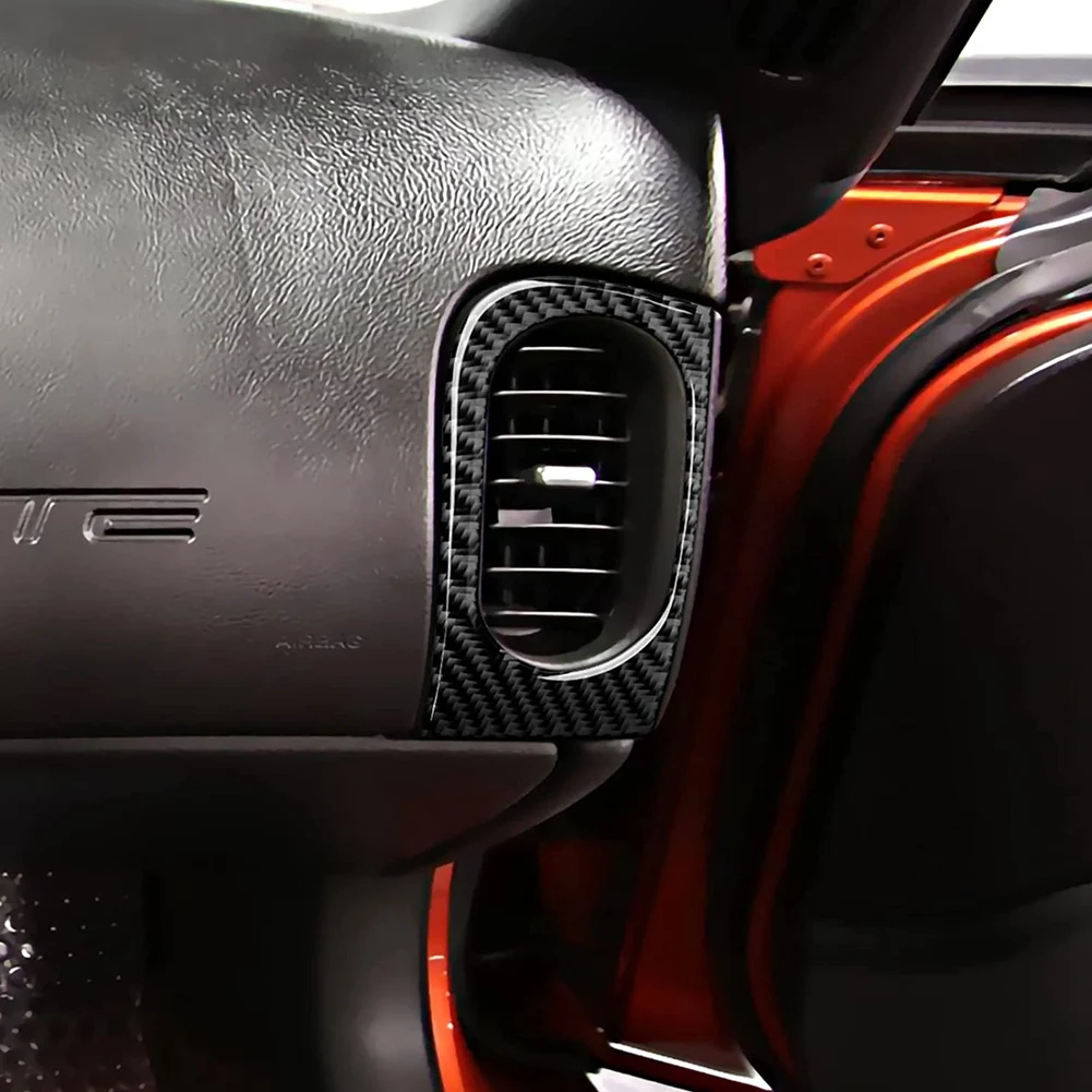 Carbon Fiber Side Air Outlet Vent Cover Trim Sticker Decal for Chevrolet Corvette C6 2005 2006 2007 Interior Accessories image 6