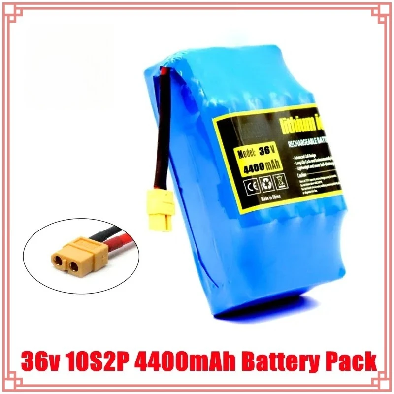 

10s2p 6800mAh Hover Board Battery Lithium Battery Pack for Electric Scooter Twist Car Batt 36v 4.4Ah Rechargeable Battery