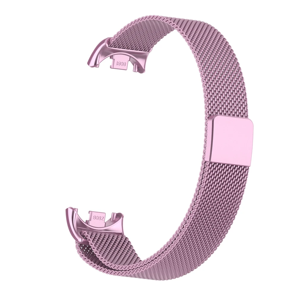 สายนาฬิกาสแตนเลสสตีลแบบ Milanese สำหรับ Xiaomi miband 8สายรัดข้อมือสำรองสำหรับ Mi band 8 Correa