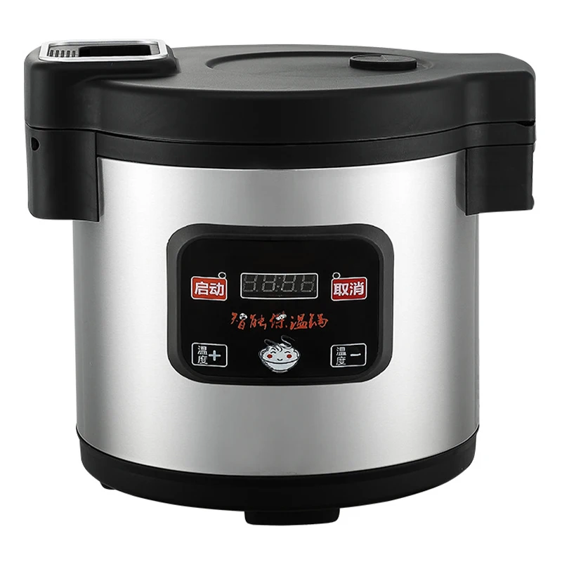 15L Electric Rice Cooker Heating Insulated Food Container Non-stick Inner Soup Warmer Kitchen Appliances For Sushi Restaurant — Generic