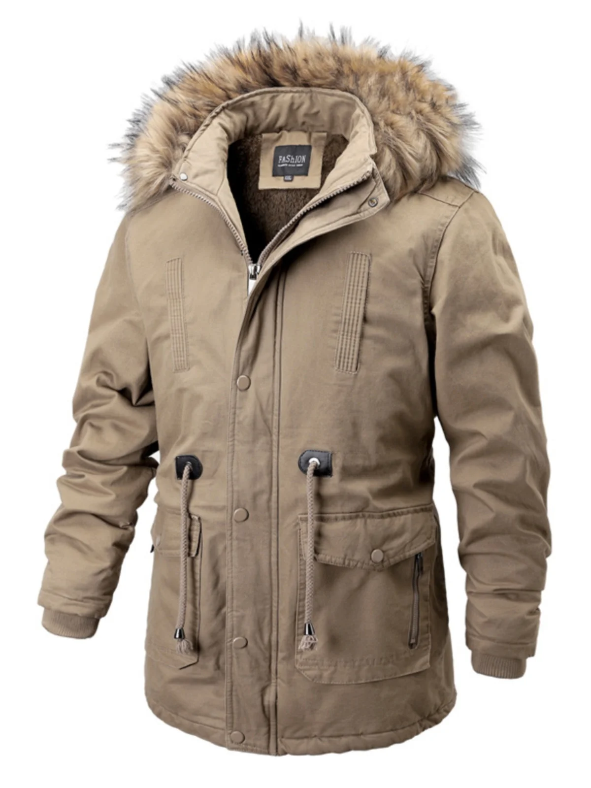 

Мужская зимняя утепленная хлопковая куртка свободного кроя, теплая, ветрозащитная, из многослойного хлопка, для мужчин среднего и старшего возраста...