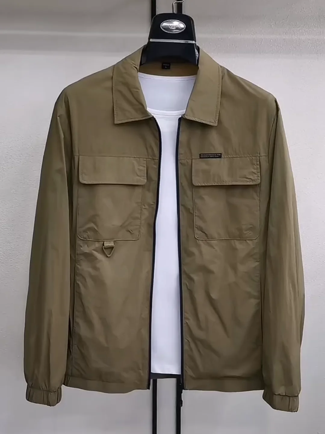 

High Quali Men's Casual Collared Jaet Spring Summer New Arrival Faionable Versatile Cool Haome Antibacterial Stan...