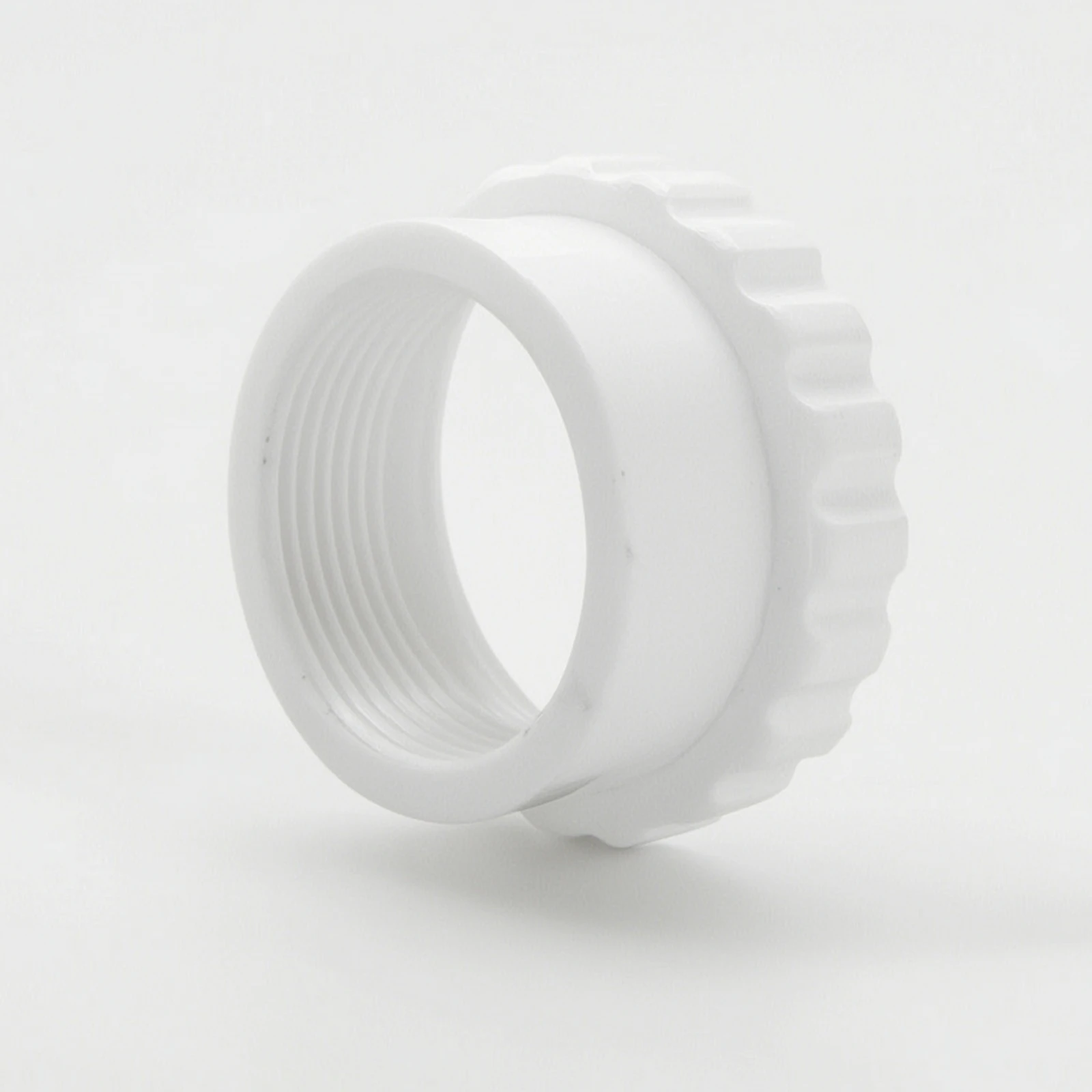 Pool Adapter with Threaded Collar Knurled Pool Fountain Adapter Easy Install Quick Setup for Swimming Pools