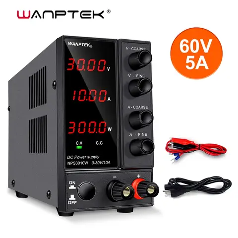 Adjustable 30V 10A Digital Power Supply wanptek