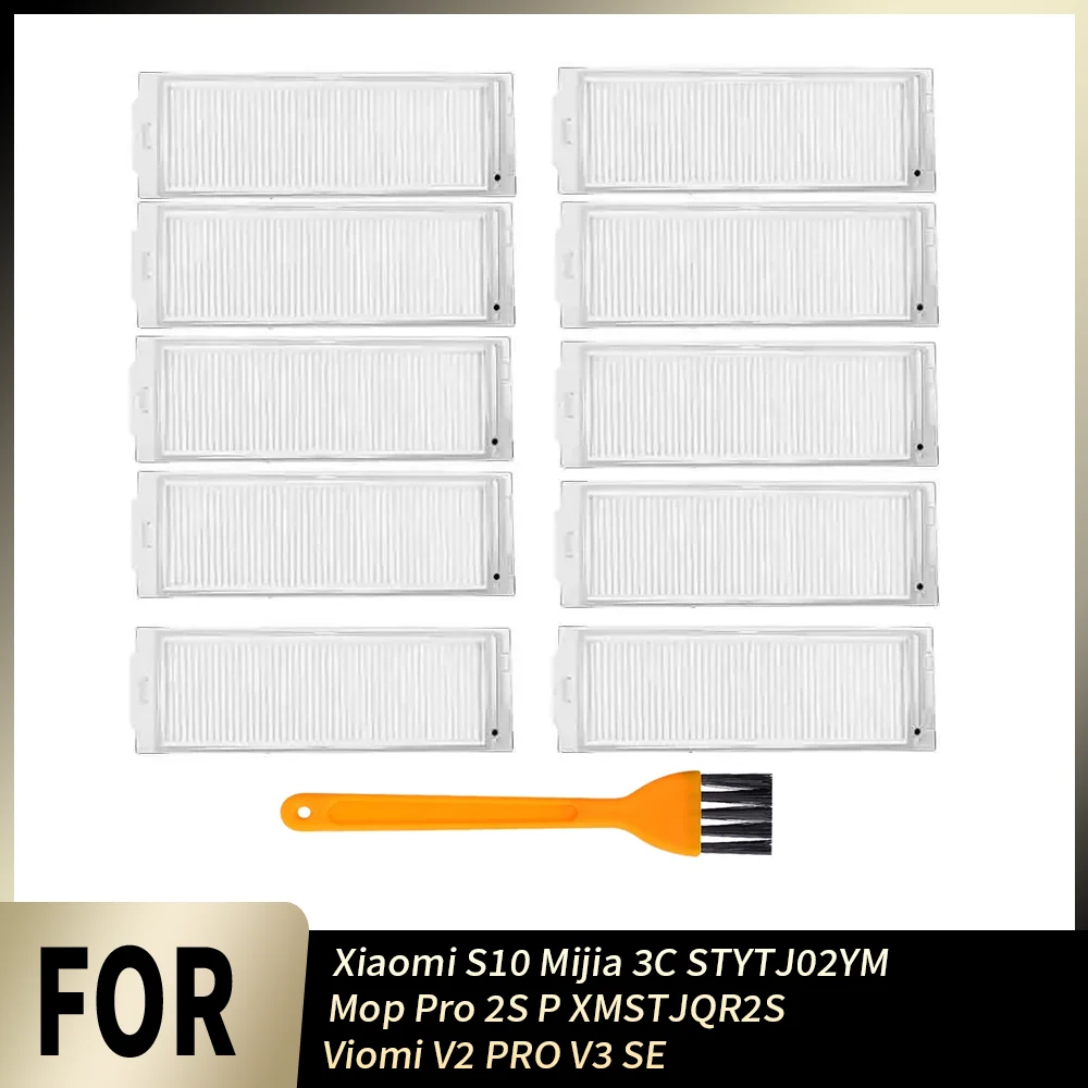 HEPA-Filter-Ersatzteil für Xiaomi S10 Mijia 3C STYTJ02YM Mop Pro 2S P XMSTJQR2S Viomi V2 PRO V3 SE Hocheffiziente Allergen-Traps