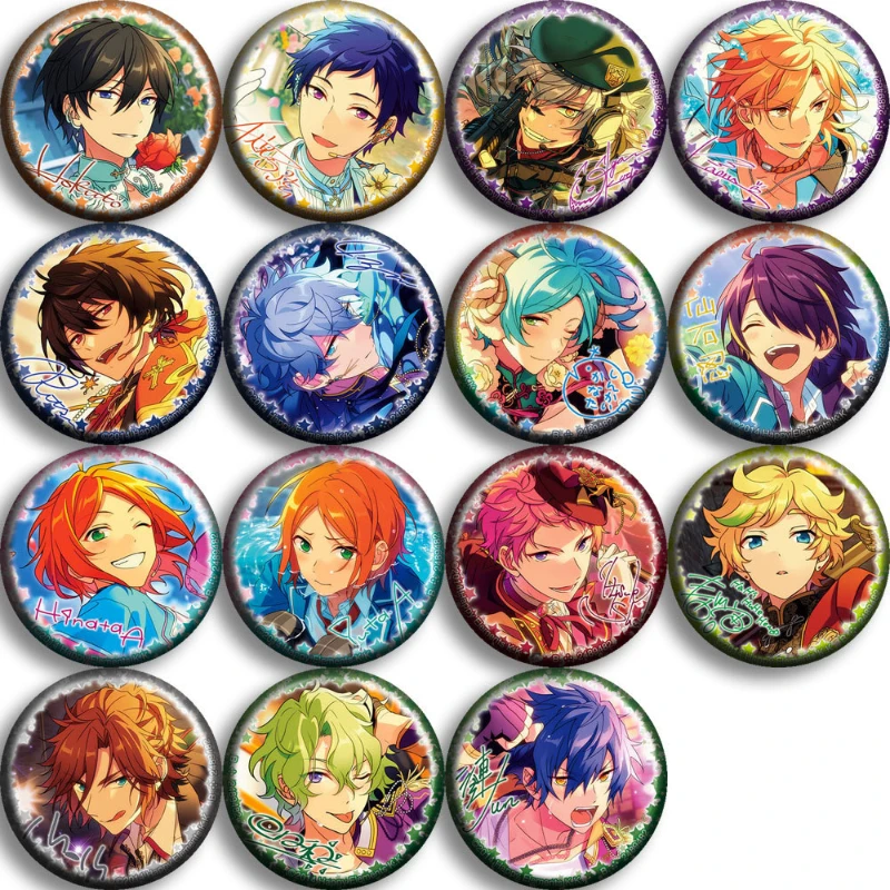 

Sakuma Ritsu Nagisa Hijikata Popular Anime Peripheral Badges Two-dimensional Peripheral Manga Enamel Pin Anime Peripheral Badge