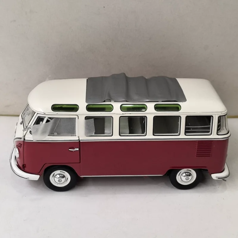 

Paint defect SCHUCO Alloy 1/18 Scale T1B Samba Car Model Static Decoration Collectibles Gift Toys