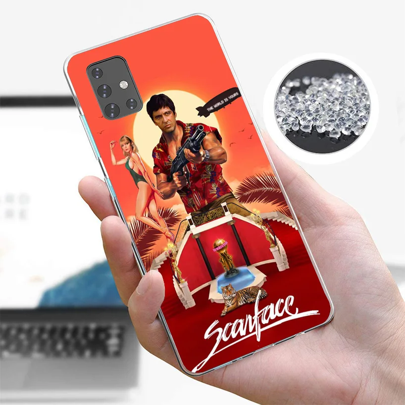 Scarface 1983 Film Al Pacino Movie Phone Case For Samsung Galaxy A51 A41 A31 A21S A11 A01 A71 A50S A40 A30 A20S A10S A6 A7 A8 A9