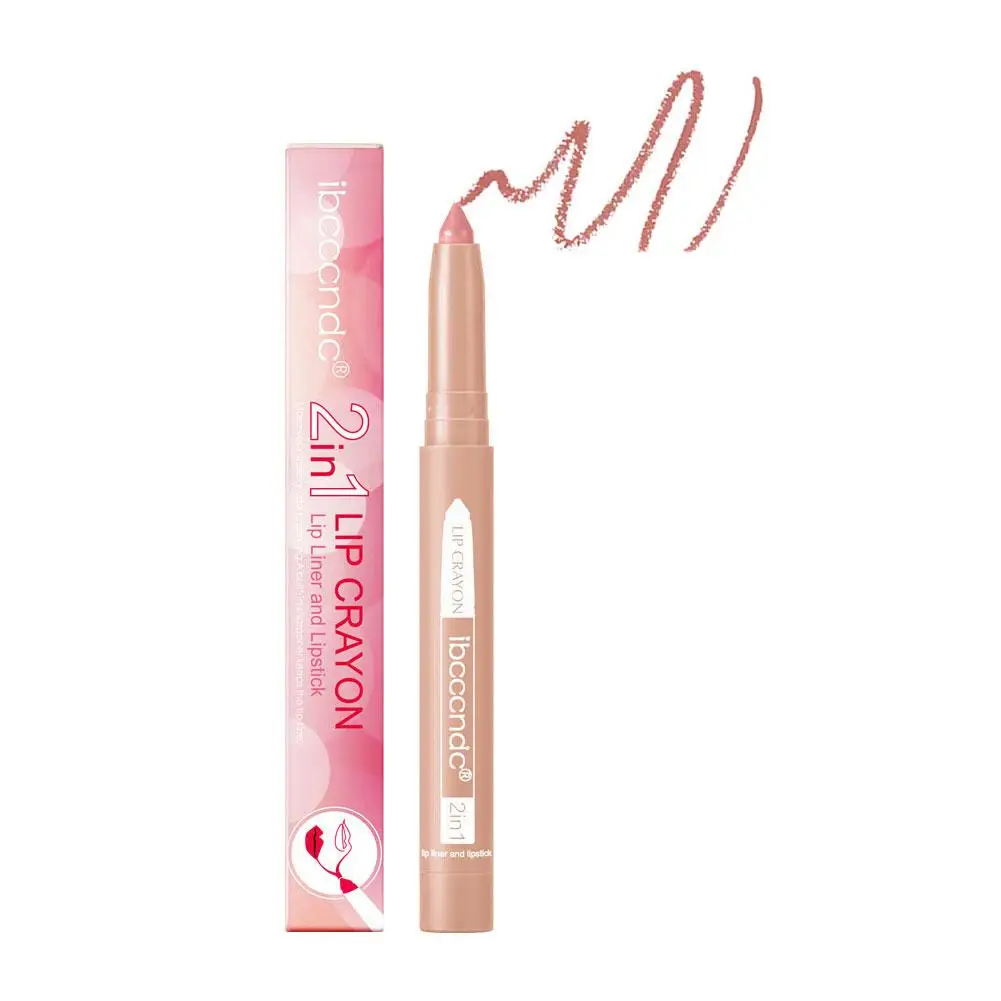 HANDAIYAN Matte Lip Liner Waterproof Velvet Matte Lipliner Long Pencil Red Brown Cosmetic Lipstic Makeup Lasting Lipstick F A3G6