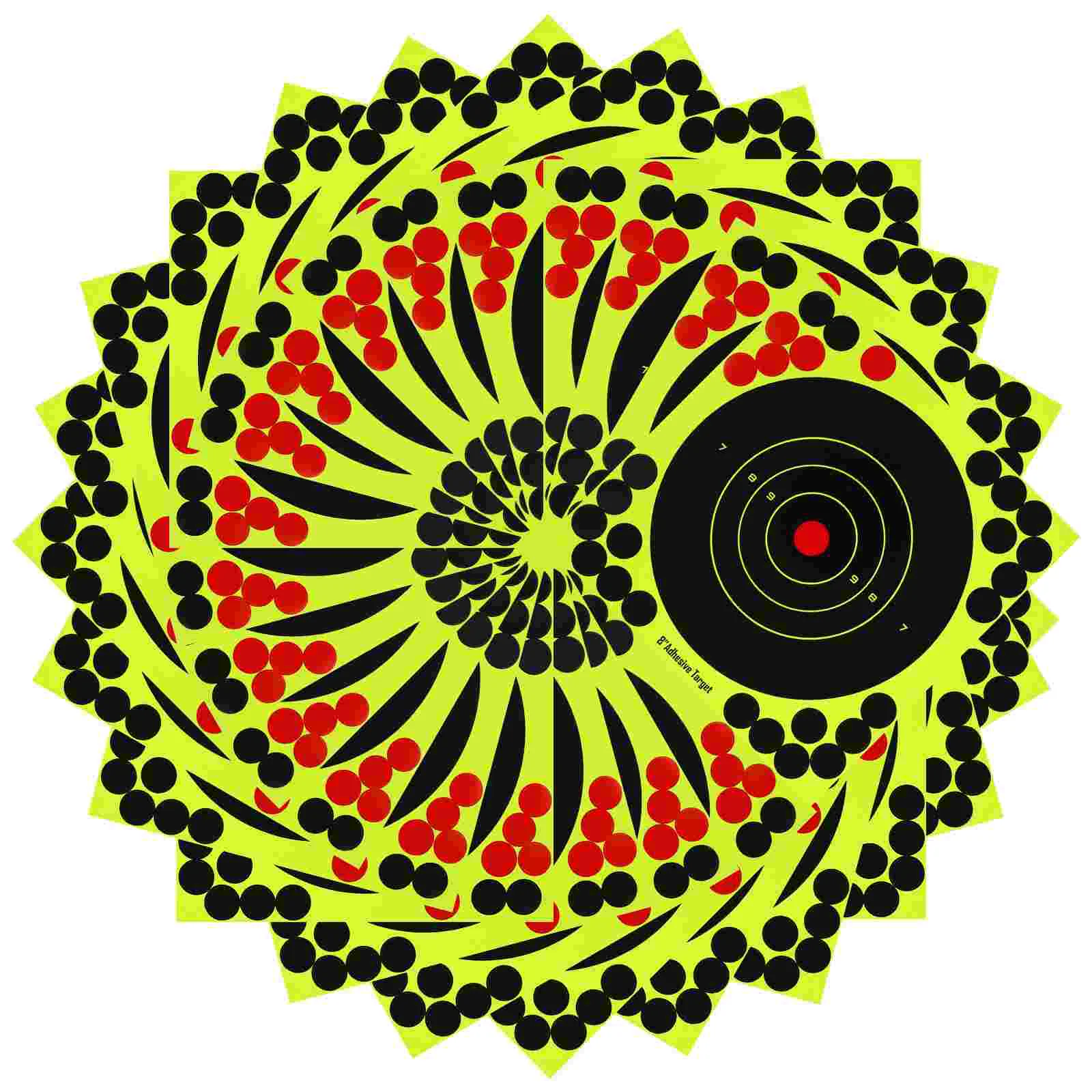 30 шт. бумажные мишени для охоты и реактивных спортивных аксессуаров The Range, самоклеящиеся наклейки от брызг