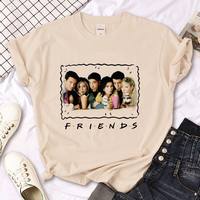 Friends Tv Women T Shirt Summer Manga Japanese T Shirt Female Designer Comic Anime Clothes
