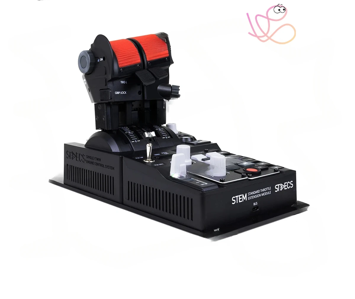 VKB STECS Standard Throttling System Simulated Flight Control Rod