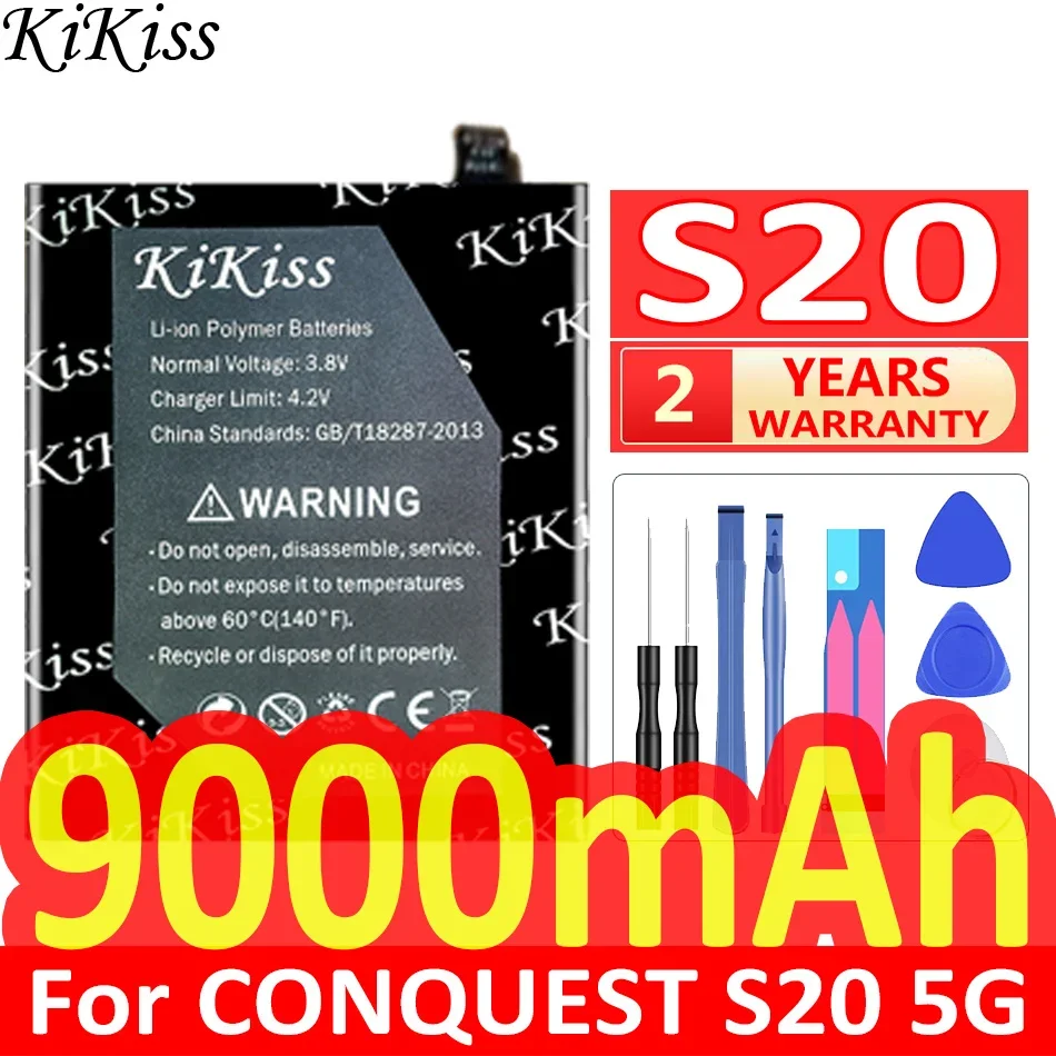 

9000mah KiKiss Powerful Battery For CONQUEST S20 5G