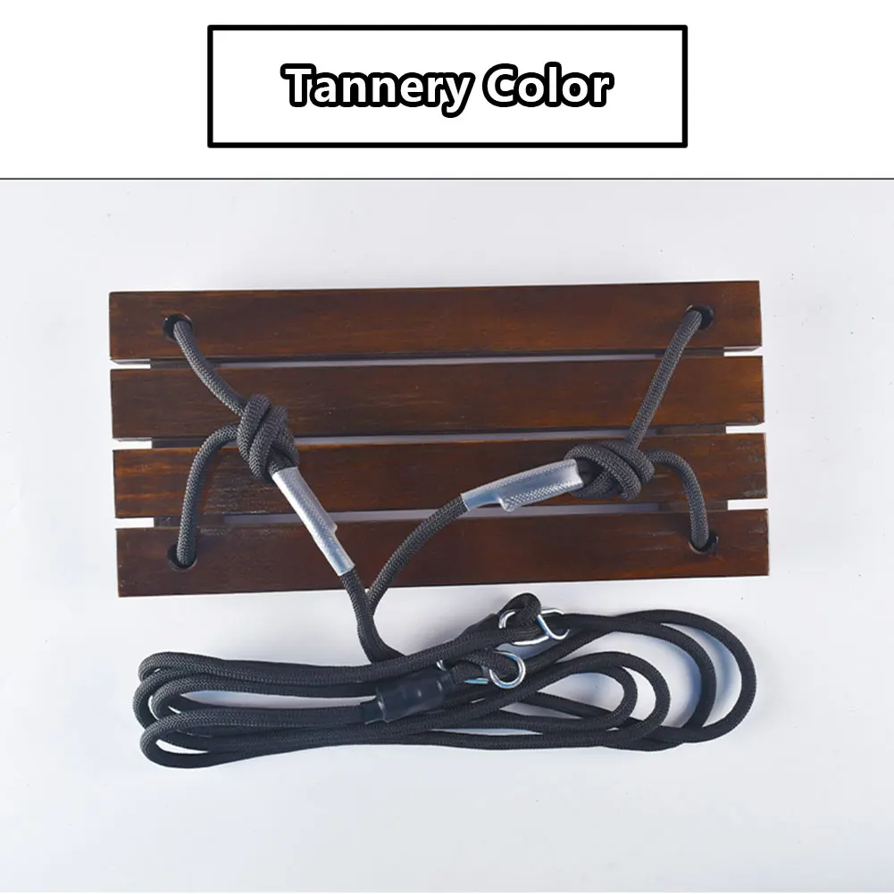 Качели из цельного дерева, деревянные качели, максимальная нагрузка, 440 фунтов, уличные веревочные качели, регулируемая длина веревки для сада, патио, двора