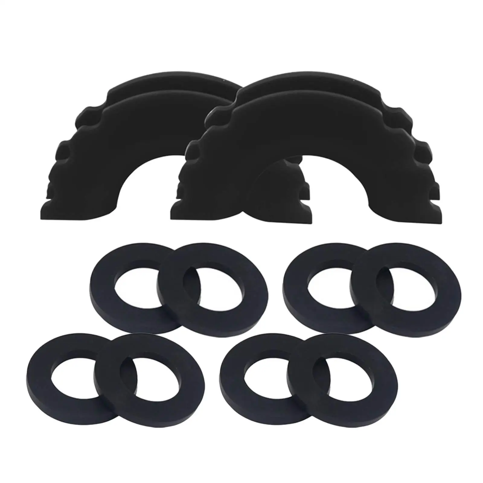 Copertura protettiva con manopola in gomma isolante con grillo ad anello a D nero per supporto ruota di scorta con gancio per rimorchio fuoristrada