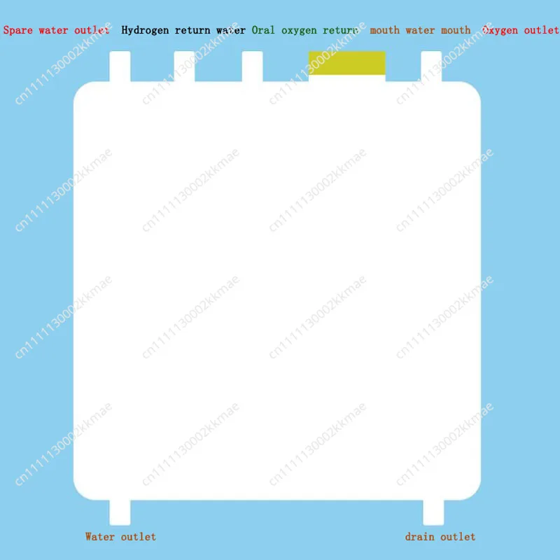 Water tank electrolyzer hydrogen-rich  machine hydrogen and oxygen machine  storage special  tank 4.5L