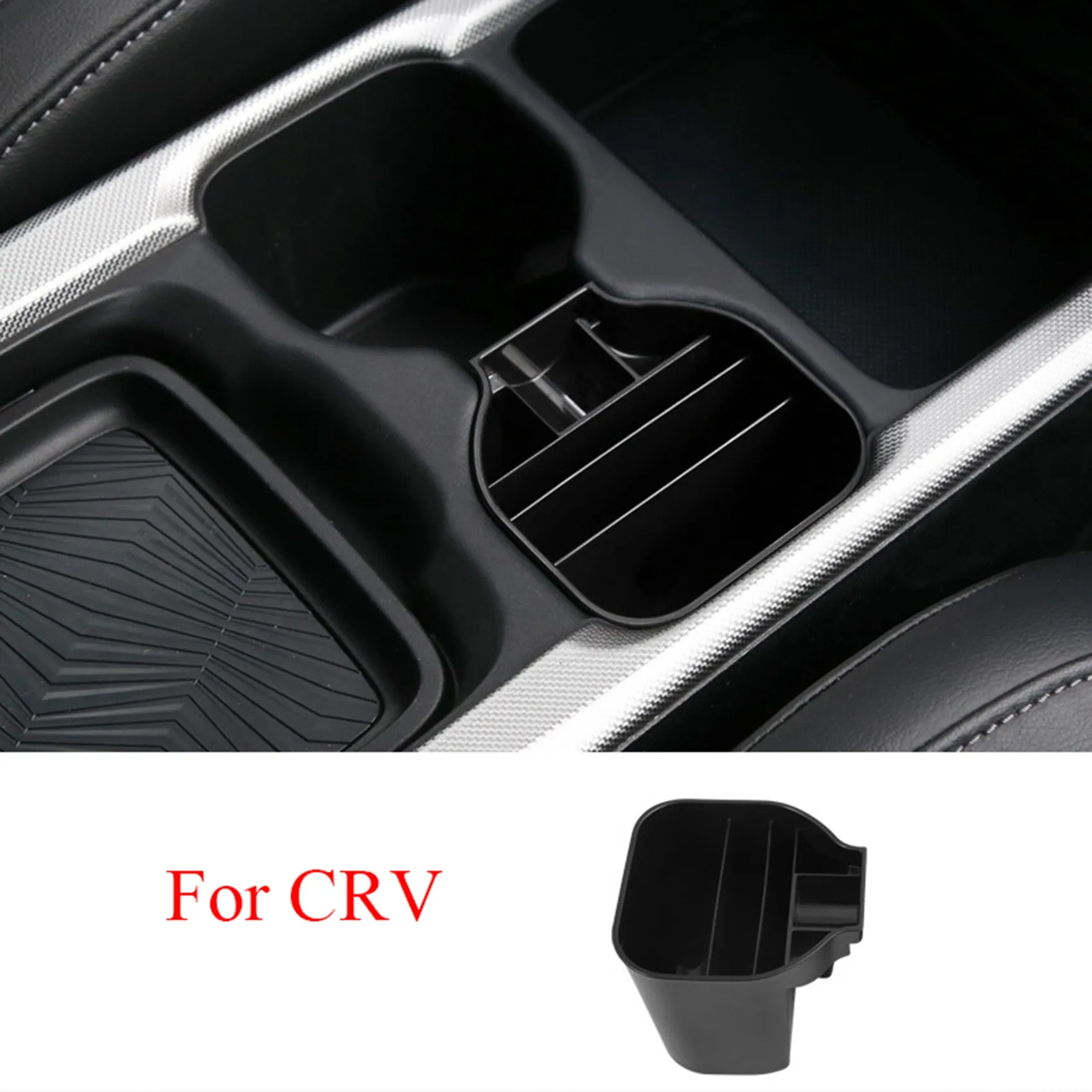 

For Honda CRV CR-V 2017-2021 Central Control Cup Holder Storage Box Water Cup Holder Box Accessories