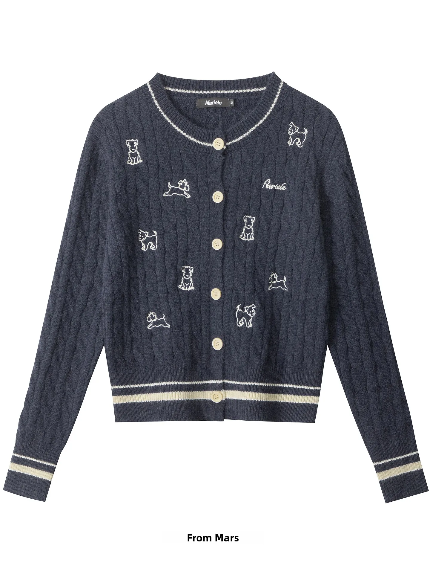 

from American Retro Dog Stitching Twisted Sweater Women's Slim Knitted irt Street Sle Warmth Autumn Winter Faion