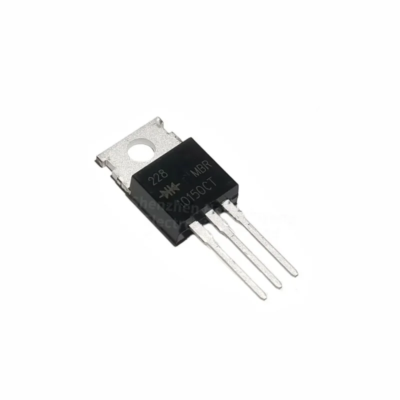 10 قطعة MBR10150CT TO-220F 10A 150 فولت البلاستيك مختومة شوتكي أنبوب ديود