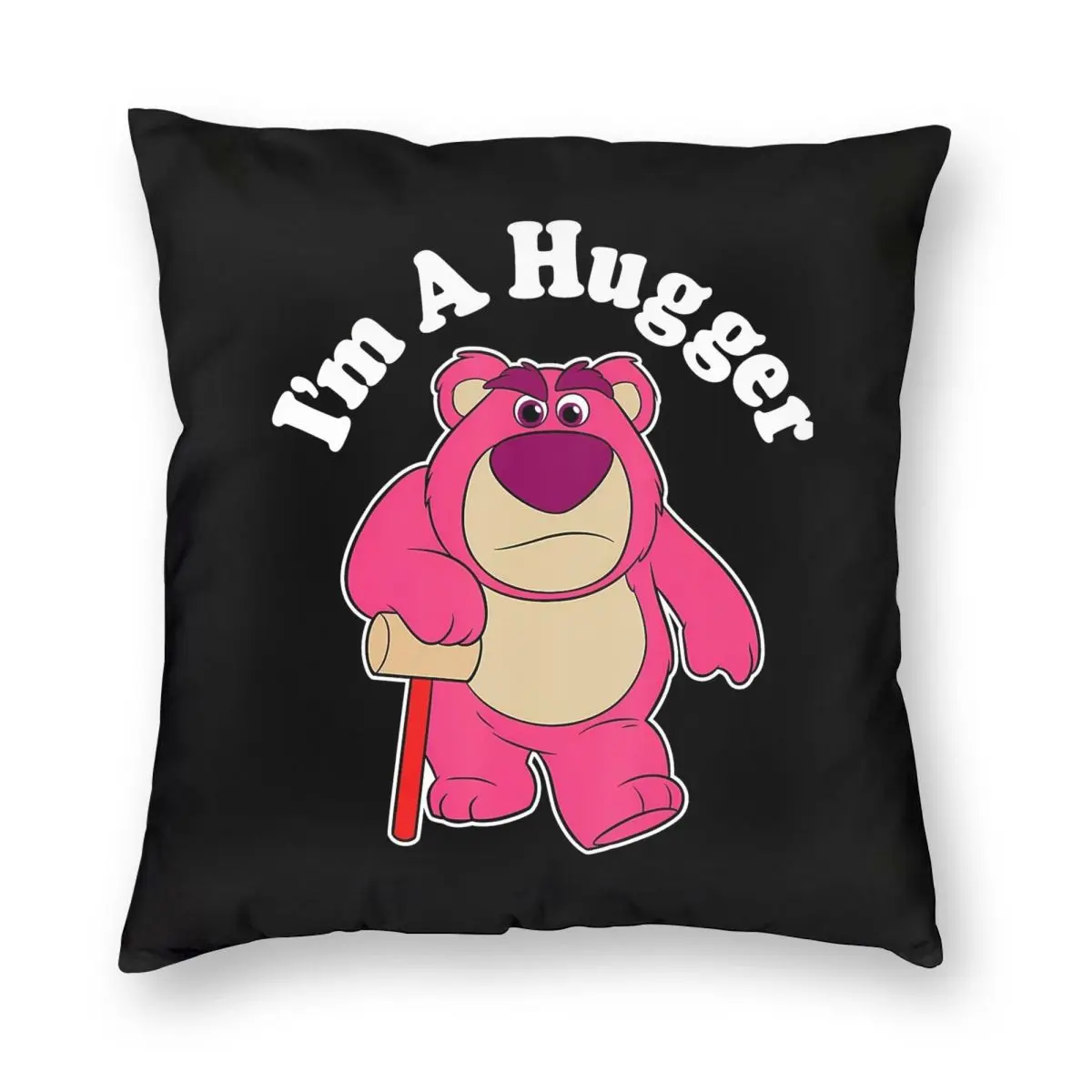 Toy Story Kids Movies Lotso Pillowcase Printing Polyester Cushion Cover Decorative Pillow Case Cover Home Zippered 40X40cm