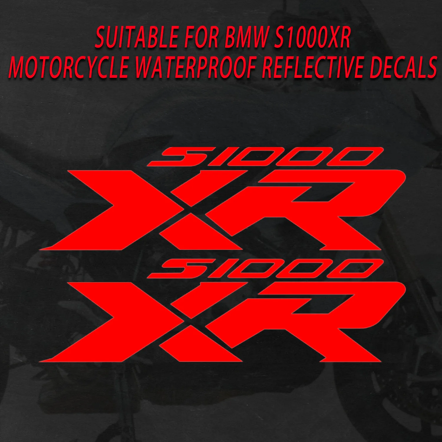 

Подходит для мотоцикла BMW S1000XR, водонепроницаемая светоотражающая наклейка