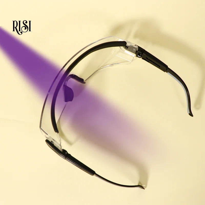 RISIプロフェッショナルUVまつげ接着剤、まつげエクステ用UVカットガラス、400UVカットまつげ接着剤ライトガラス、まつげUV接着剤ガラス