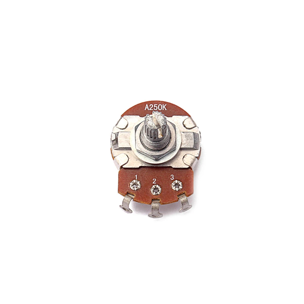 

Short Bend Foot A250k Solder Lugs Guitar Volume Potentiometer Audio-potentiometers Amp