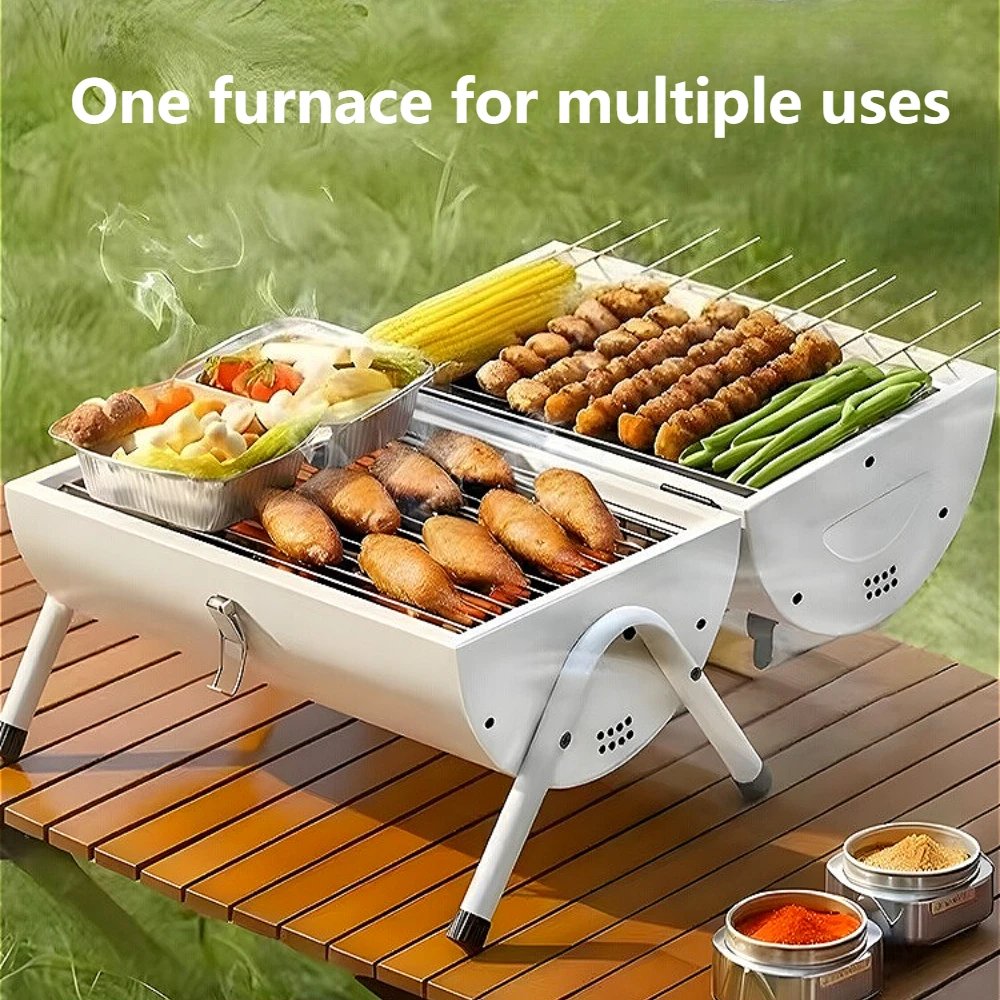 

Small Grill Outdoor Camping Family Friends Party Barbecue Grill Home Portable Foldable Portable Camping Equipment