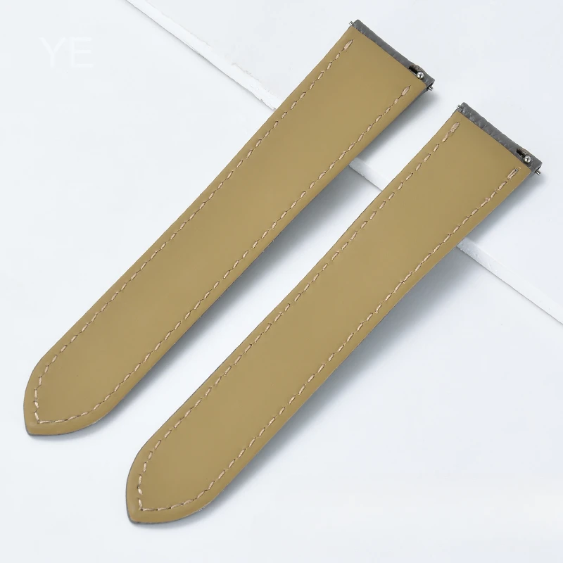 16 17 18 20 22mm cinturino originale in pelle bovina premium con vestibilità senza cuciture per Cartier Tank London Solo cinturino modello Lychee nero