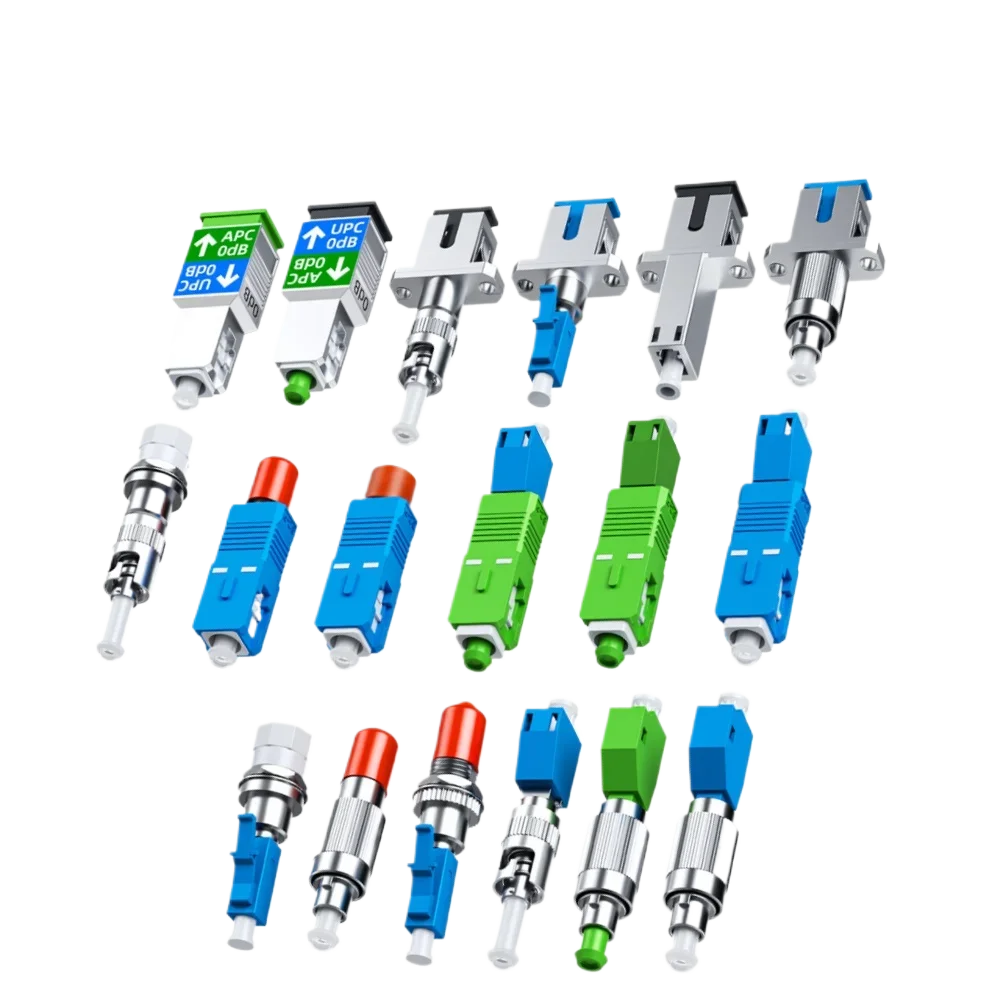 SAIVXIAN FC SC ST LC Male to Female Fiber Optic Connector FTTH Singlemode Adapter for Visual Fault Locator Optical Power Meter