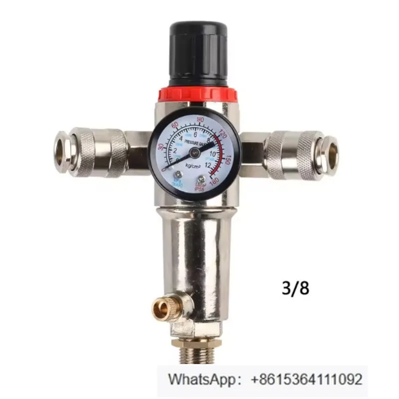 3/8 Air Compressor Oil Water Separation Filter Pneumatic Pressure Regulator