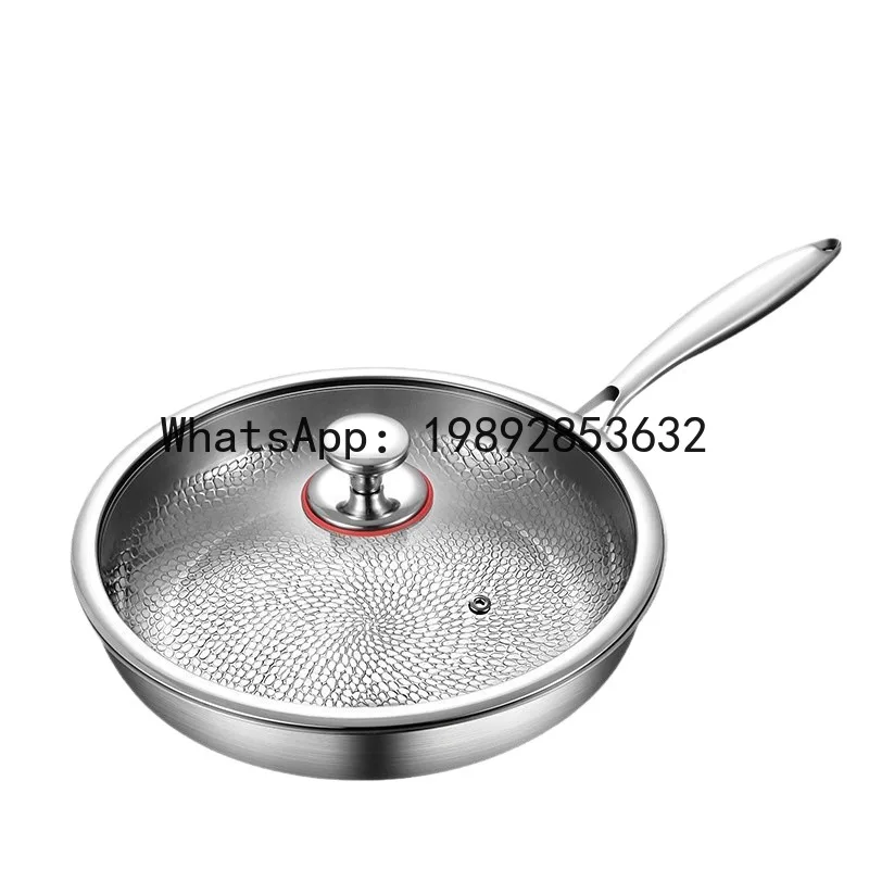 KK Uncoated non-stick frying pan - suitable for induction cooktops and gas stoves - perfect for egg crepes and steak